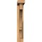 Ekena Millwork Balboa Block Smooth Bracket w/ Offset Brace, Western Red Cedar, 3 1/2"W x 18"D x 22"H BKT0402X18X22BOA05SWR - alternate 3
